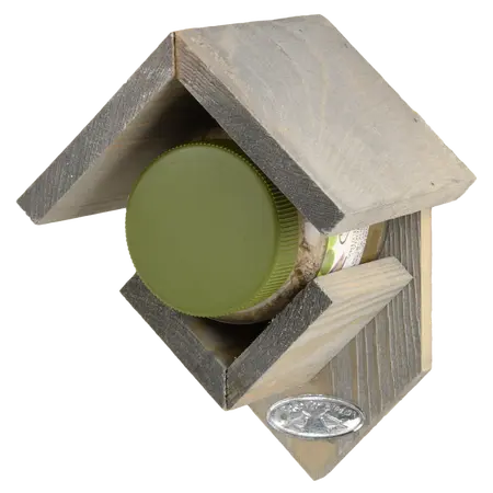 Pindakaashuis oud hout d13h20b15cm - afbeelding 3