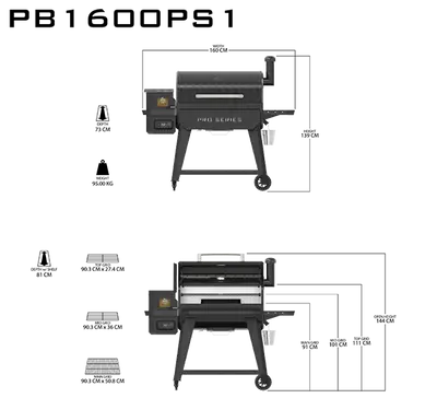 Pit Boss Pro series 1600 houtpellet grill - afbeelding 6