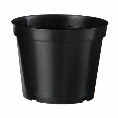 Plantcontainer 3 L D 19 cm zwart 4 stuks - afbeelding 2
