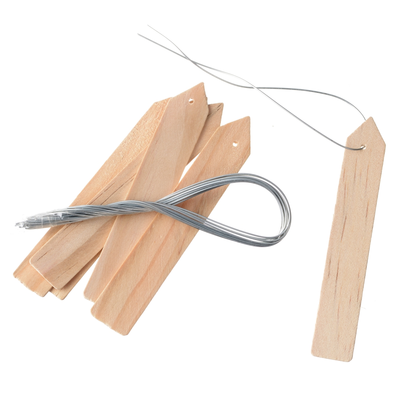 Plantenetiketten hout l10cm