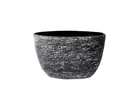 Planter karlijn l29b15h16 antraciet - afbeelding 1