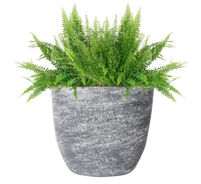 Planter karlijn l29b15h25 antraciet - afbeelding 2