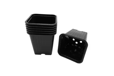 Plastic stekpotjes h9.5b9l9cm