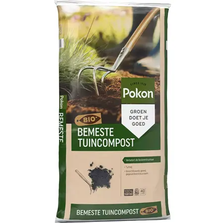 Pokon Bio bemeste tuincompost 40L - afbeelding 1