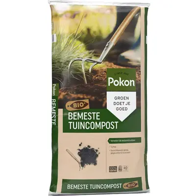 Pokon Bio bemeste tuincompost 40L - afbeelding 1