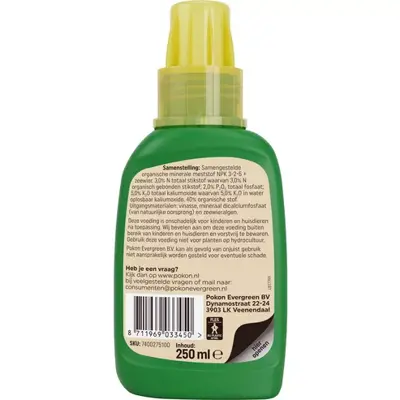 Pokon Bio Kamerplanten Voeding 250ml - afbeelding 3