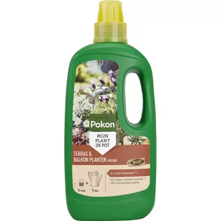 Pokon Bio Terras & Balkon Planten Voeding 1L - afbeelding 1