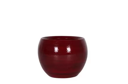Pot cresta d17h13cm rood - afbeelding 1
