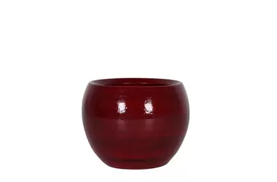 Pot cresta d17h13cm rood - afbeelding 1