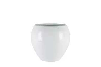 Pot cresta d19h16cm wit - afbeelding 1