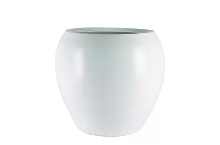 Pot cresta d28h25cm wit - afbeelding 1