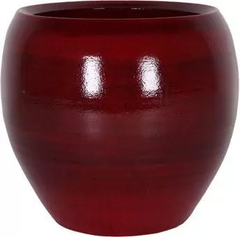 Pot cresta d33h28cm rood - afbeelding 1