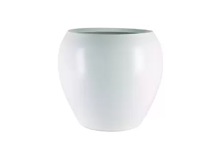 Pot cresta d33h28cm wit - afbeelding 1