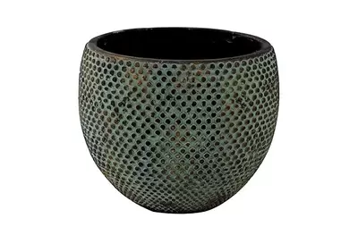 Pot fay d20h16cm blue gold - afbeelding 2