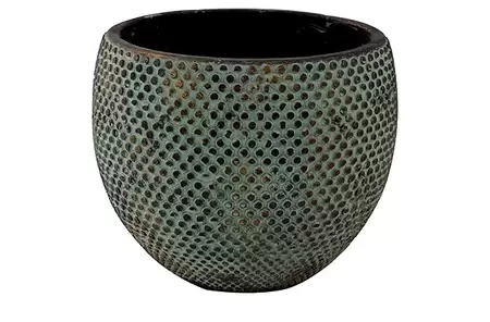 Pot fay d24h19cm blue gold - afbeelding 1