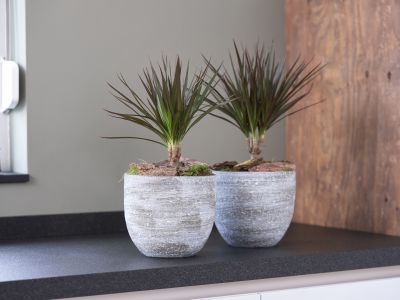 Pot karlijn d15h13cm earth - afbeelding 2