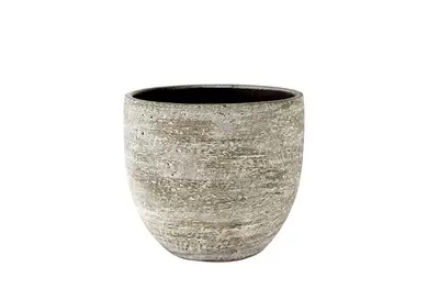 Pot karlijn d15h13cm earth - afbeelding 1
