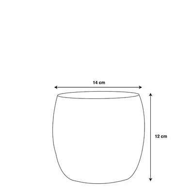 Pot lester d14h12cm lichtblauw - afbeelding 4
