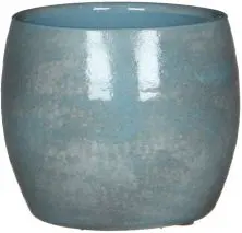 Pot lester d14h12cm lichtblauw - afbeelding 1