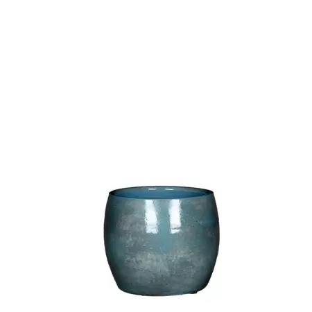 Pot lester d14h12cm lichtblauw - afbeelding 2