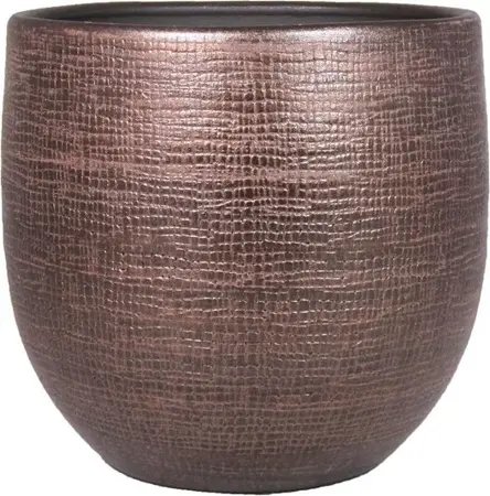 Pot mira d16h14cm koper - afbeelding 1