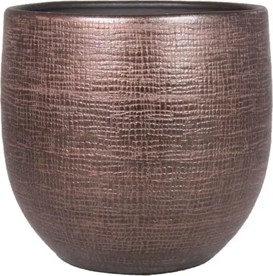Pot mira d16h14cm koper - afbeelding 1