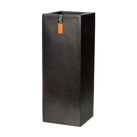 Pot rechthoek ii d35h78cm zwart - afbeelding 3