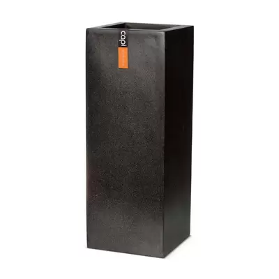 Pot rechthoek ii d35h78cm zwart - afbeelding 3