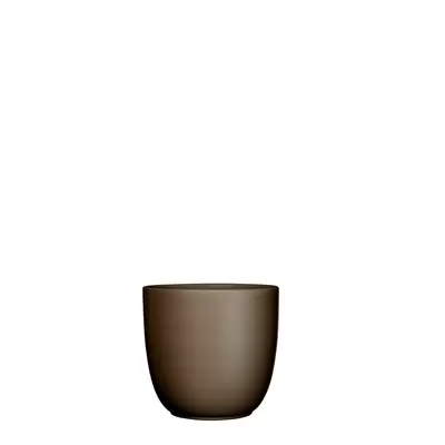 Pot tusca d13.5h13cm taupe mat - afbeelding 2