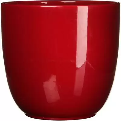 Pot tusca d25h23cm d.rood glans - afbeelding 3