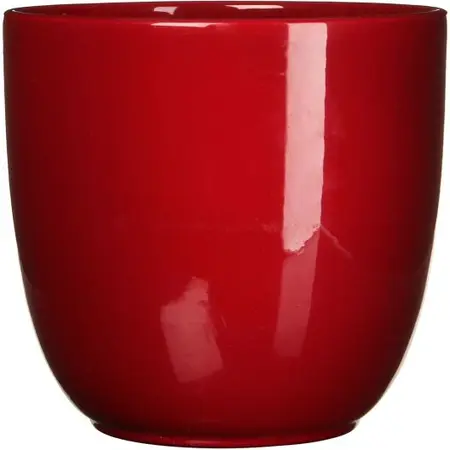 Pot tusca d25h23cm d.rood glans - afbeelding 2