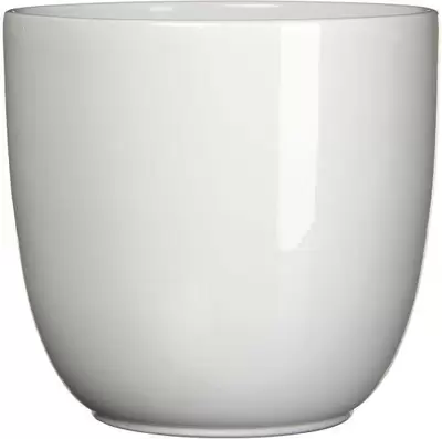 Pot tusca d25h23cm wit glans - afbeelding 1