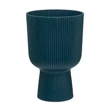 Pot vibes fold coupe d14h21cm diepblauw - afbeelding 1