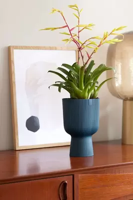 Pot vibes fold coupe d14h21cm diepblauw - afbeelding 3