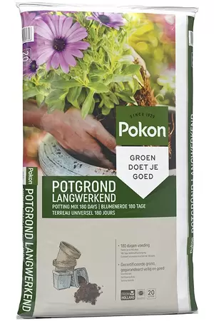 Potgrond Langwerkend 20L - afbeelding 1