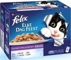 FELIX Pouch elke dag feest mix 12x100g - afbeelding 1