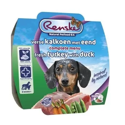 Renske Vers hond kalkoen. eend 100g