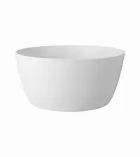 Schaal brussels d23cm wit - afbeelding 1