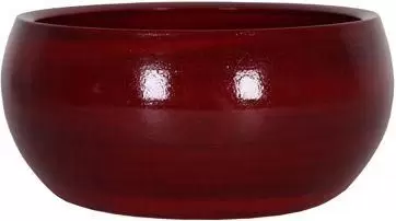 Schaal cresta d28h13cm rood - afbeelding 2