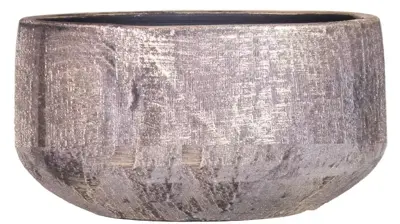 Schaal madeira d28h13cm goud