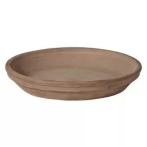 Schotel roodsteen d36h4.5cm bruin - afbeelding 1