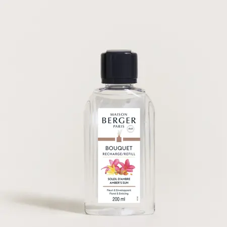 Soleil d'Ambre 200ml Navulling Parfumverspreider Lampe Berger - afbeelding 1