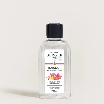 Soleil d'Ambre 200ml Navulling Parfumverspreider Lampe Berger - afbeelding 1