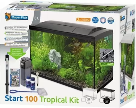 Start 100 tropical kit zwart