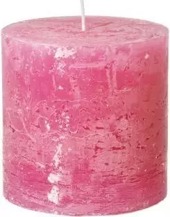 Stompkaars rustiek d10h10cm fuchsia - afbeelding 2