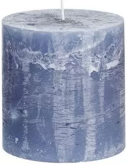 Stompkaars rustiek d10h10cm grijs blauw - afbeelding 3