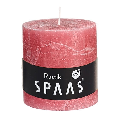 Stompkaars rustiek d10h10cm oudroze - afbeelding 1