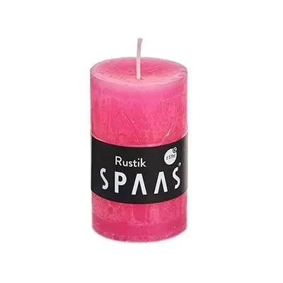 Stompkaars rustiek d5h8cm fuchsia - afbeelding 1