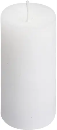Stompkaars rustiek d5h8cm wit - afbeelding 2
