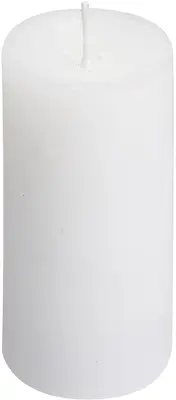 Stompkaars rustiek d5h8cm wit - afbeelding 2